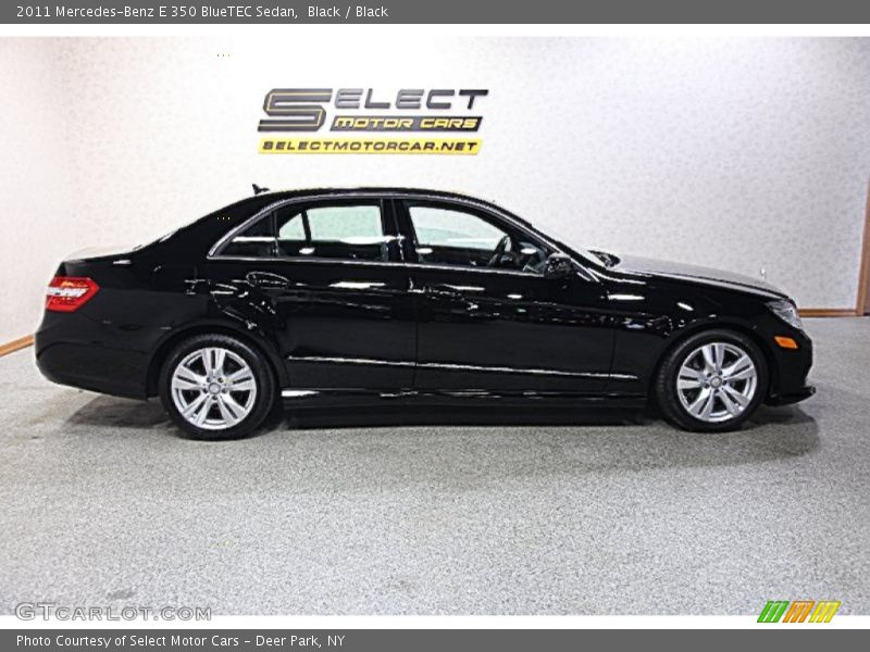 Black / Black 2011 Mercedes-Benz E 350 BlueTEC Sedan