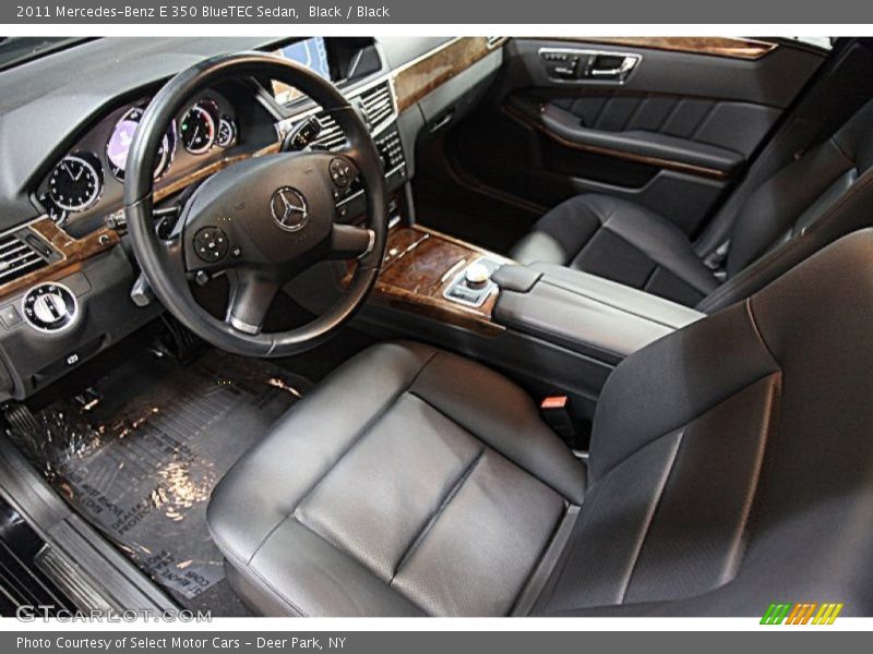 Black / Black 2011 Mercedes-Benz E 350 BlueTEC Sedan