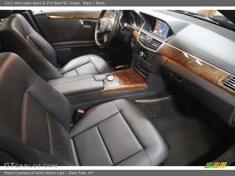 Black / Black 2011 Mercedes-Benz E 350 BlueTEC Sedan