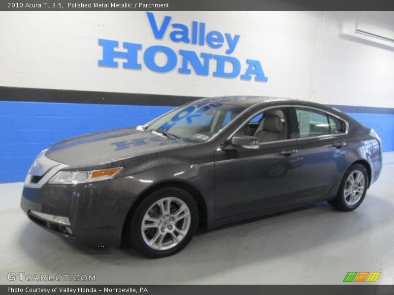 Polished Metal Metallic / Parchment 2010 Acura TL 3.5