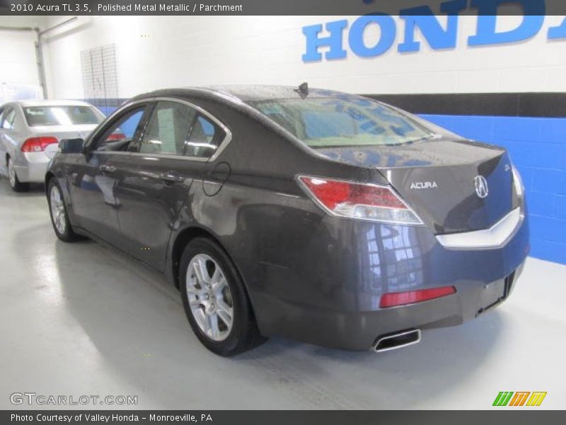 Polished Metal Metallic / Parchment 2010 Acura TL 3.5