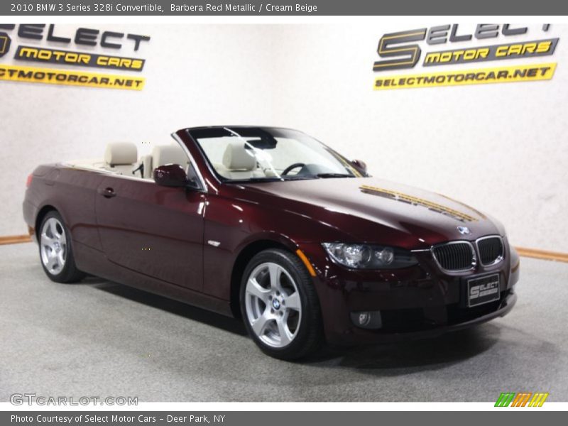 Barbera Red Metallic / Cream Beige 2010 BMW 3 Series 328i Convertible