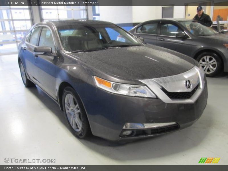 Polished Metal Metallic / Parchment 2010 Acura TL 3.5