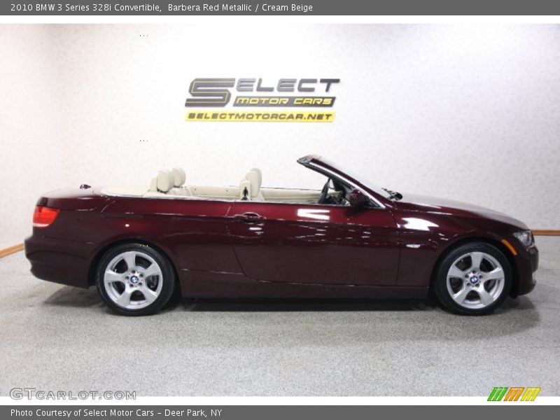 Barbera Red Metallic / Cream Beige 2010 BMW 3 Series 328i Convertible