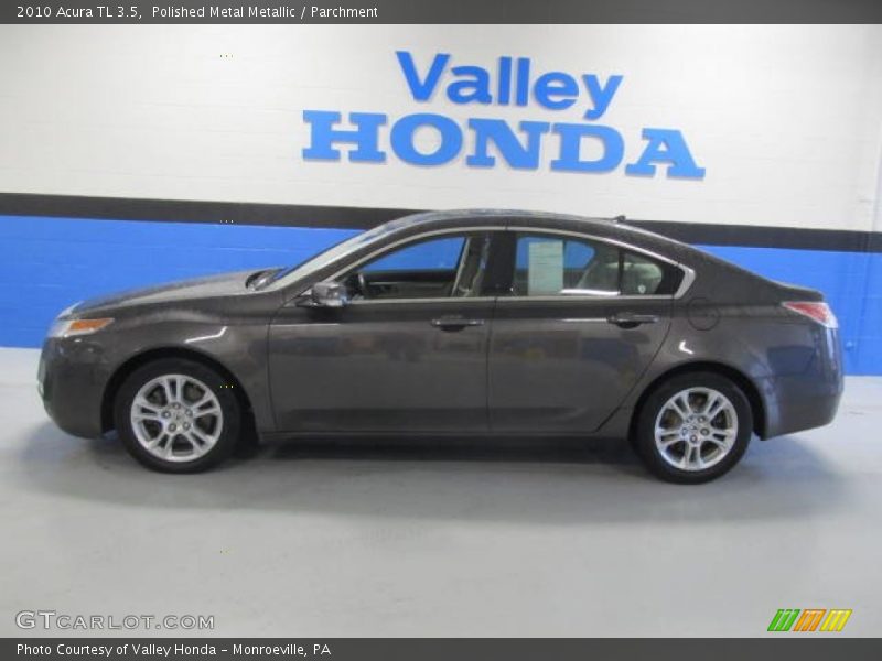 Polished Metal Metallic / Parchment 2010 Acura TL 3.5