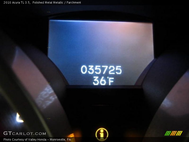 Polished Metal Metallic / Parchment 2010 Acura TL 3.5