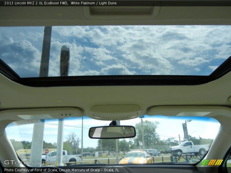 Sunroof of 2013 MKZ 2.0L EcoBoost FWD