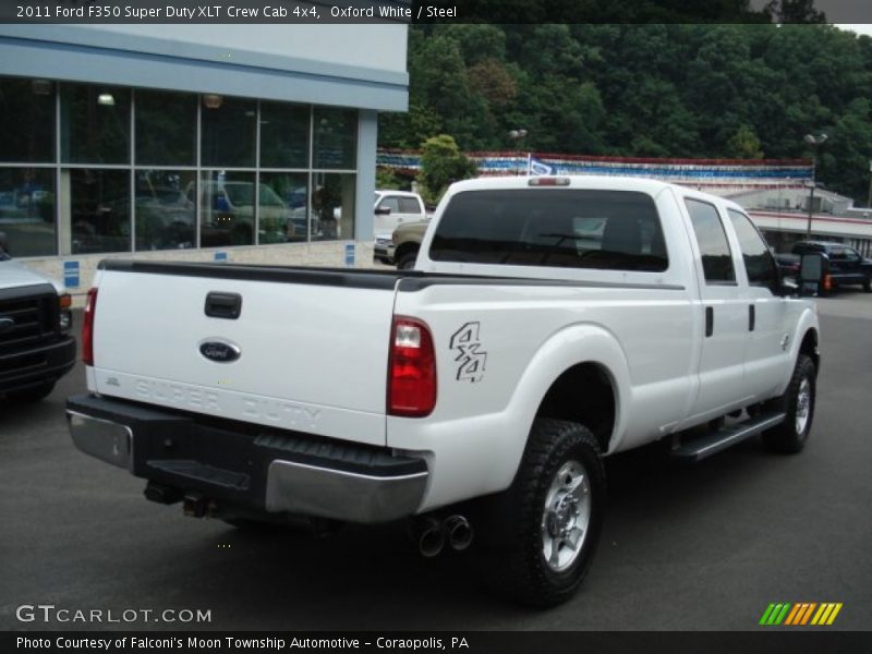 Oxford White / Steel 2011 Ford F350 Super Duty XLT Crew Cab 4x4