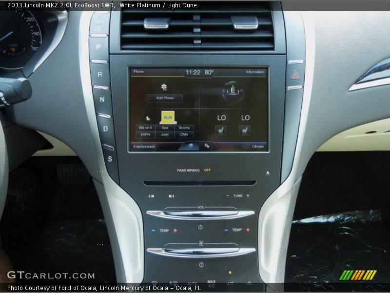 Controls of 2013 MKZ 2.0L EcoBoost FWD