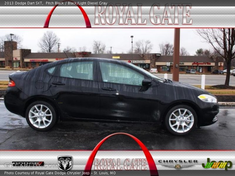 Pitch Black / Black/Light Diesel Gray 2013 Dodge Dart SXT