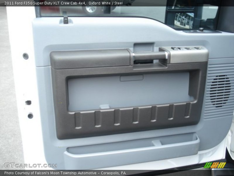 Oxford White / Steel 2011 Ford F350 Super Duty XLT Crew Cab 4x4