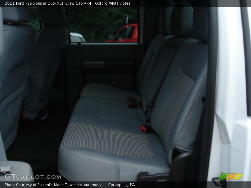 Oxford White / Steel 2011 Ford F350 Super Duty XLT Crew Cab 4x4