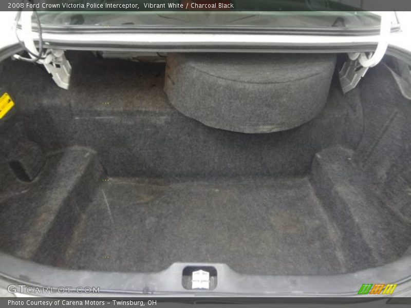  2008 Crown Victoria Police Interceptor Trunk