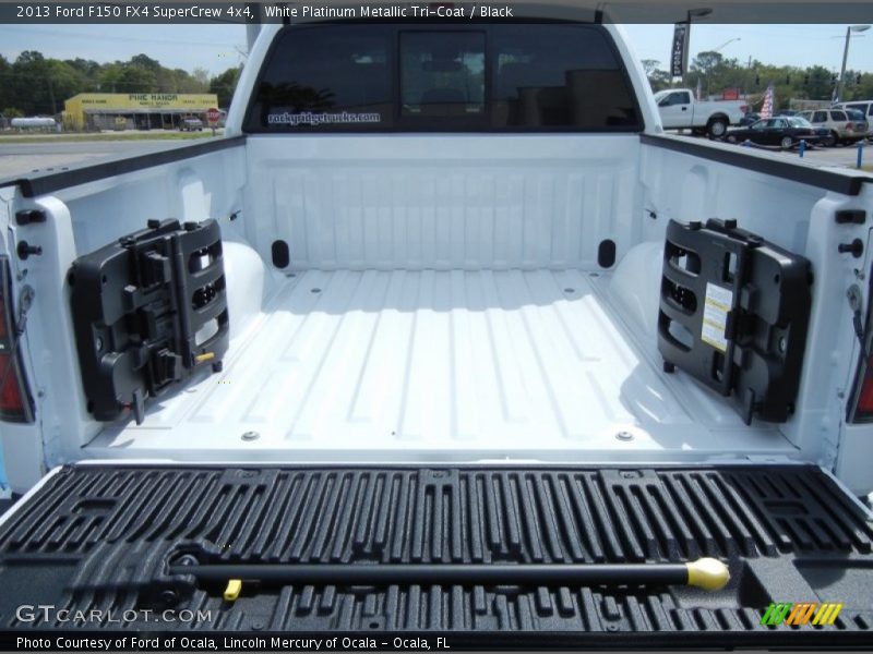 White Platinum Metallic Tri-Coat / Black 2013 Ford F150 FX4 SuperCrew 4x4