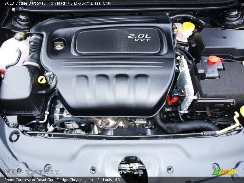 Pitch Black / Black/Light Diesel Gray 2013 Dodge Dart SXT