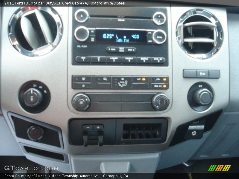 Oxford White / Steel 2011 Ford F350 Super Duty XLT Crew Cab 4x4