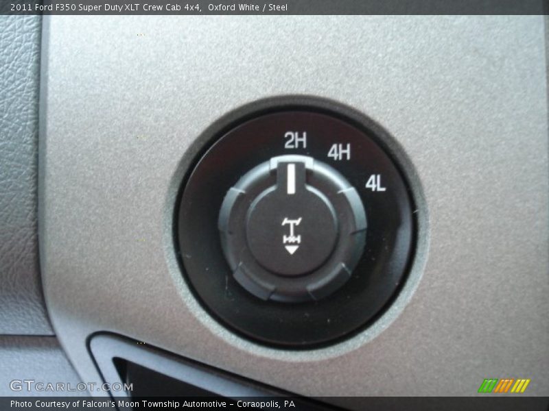 Oxford White / Steel 2011 Ford F350 Super Duty XLT Crew Cab 4x4