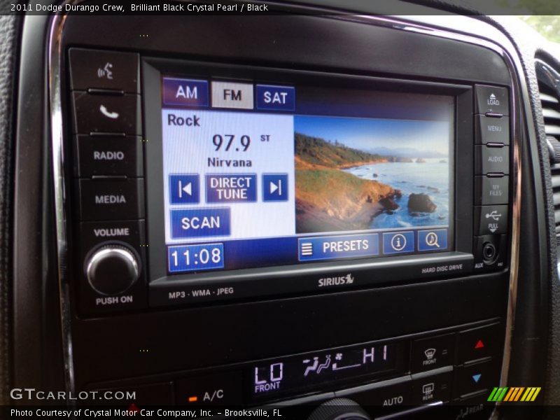Brilliant Black Crystal Pearl / Black 2011 Dodge Durango Crew