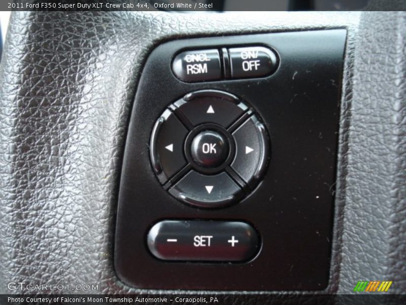 Oxford White / Steel 2011 Ford F350 Super Duty XLT Crew Cab 4x4