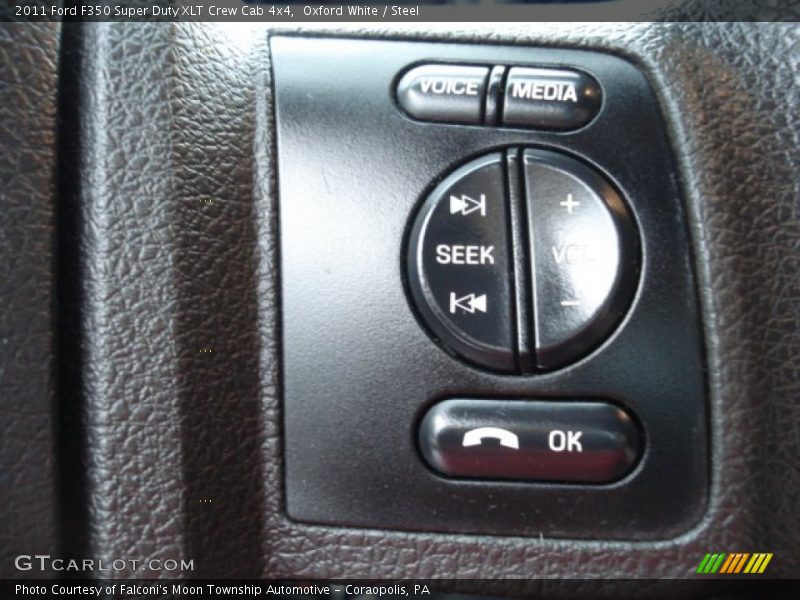 Oxford White / Steel 2011 Ford F350 Super Duty XLT Crew Cab 4x4