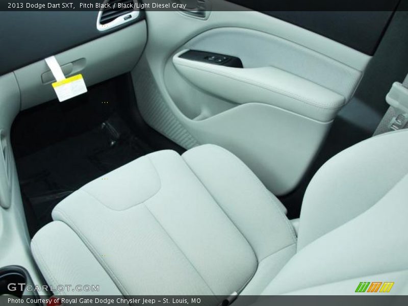 Pitch Black / Black/Light Diesel Gray 2013 Dodge Dart SXT