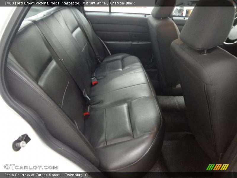 Rear Seat of 2008 Crown Victoria Police Interceptor