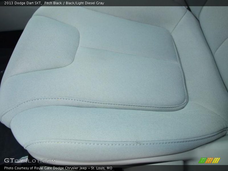 Pitch Black / Black/Light Diesel Gray 2013 Dodge Dart SXT