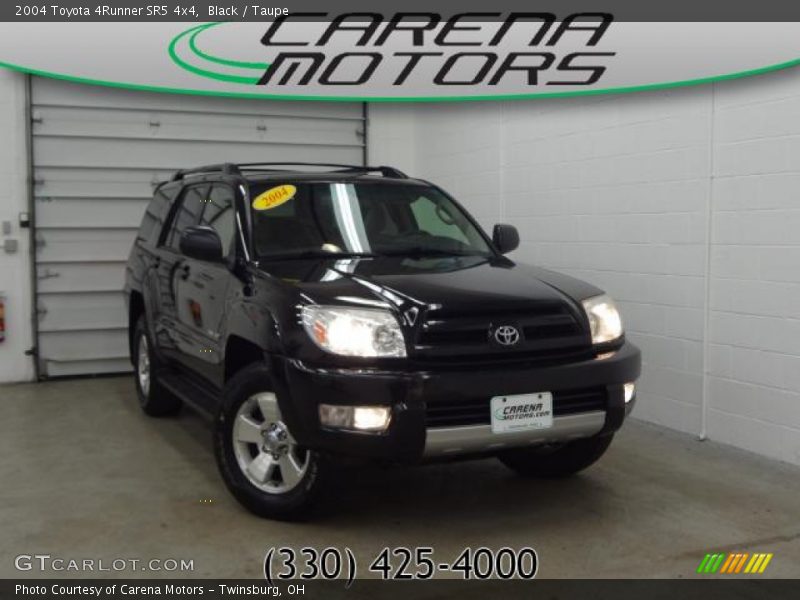 Black / Taupe 2004 Toyota 4Runner SR5 4x4