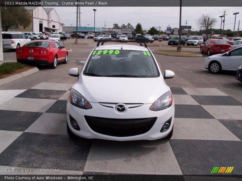 Crystal White Pearl / Black 2011 Mazda MAZDA2 Touring