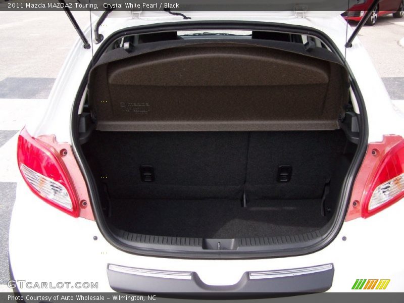 Crystal White Pearl / Black 2011 Mazda MAZDA2 Touring