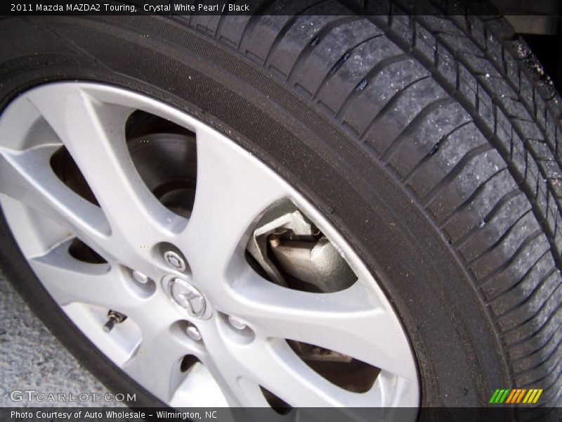 Crystal White Pearl / Black 2011 Mazda MAZDA2 Touring