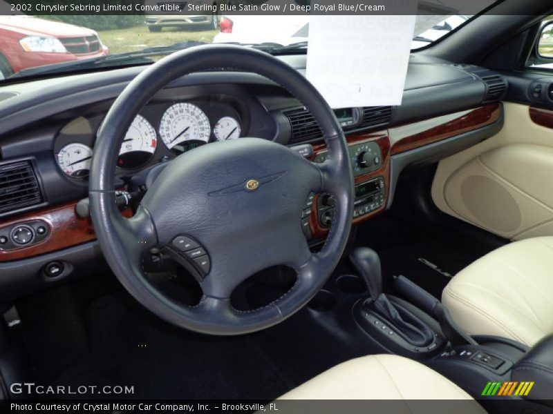 Dashboard of 2002 Sebring Limited Convertible