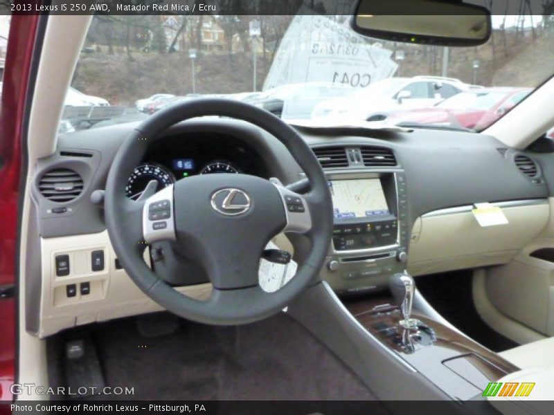 Dashboard of 2013 IS 250 AWD