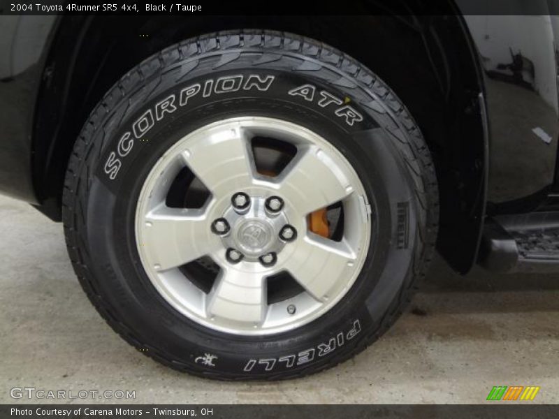 Black / Taupe 2004 Toyota 4Runner SR5 4x4