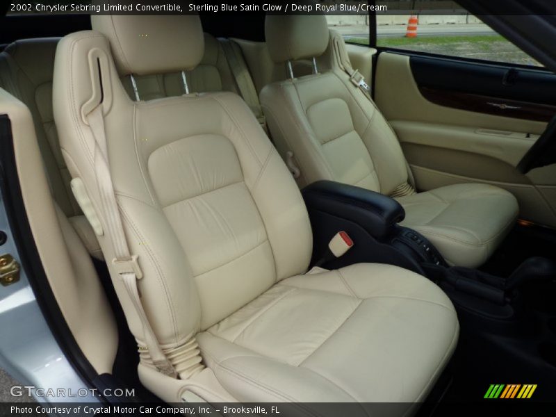 Front Seat of 2002 Sebring Limited Convertible