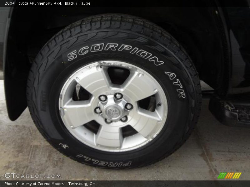 Black / Taupe 2004 Toyota 4Runner SR5 4x4