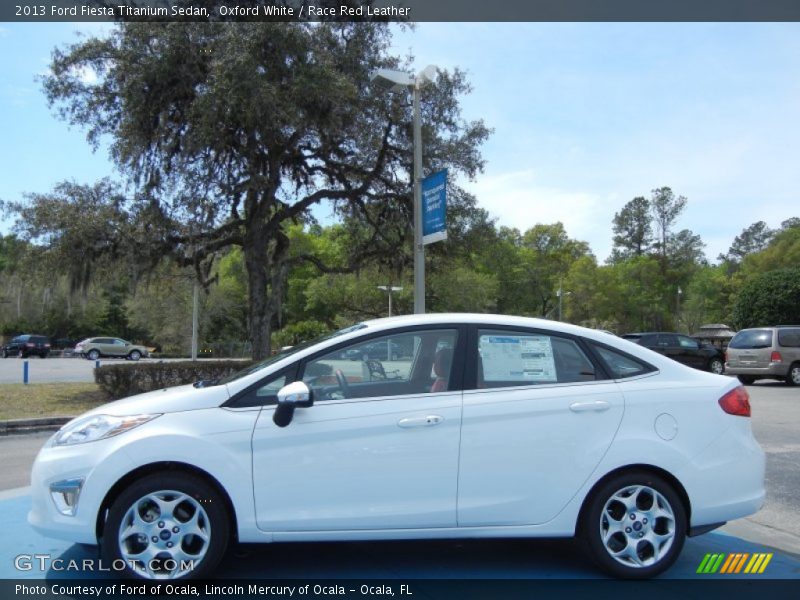  2013 Fiesta Titanium Sedan Oxford White