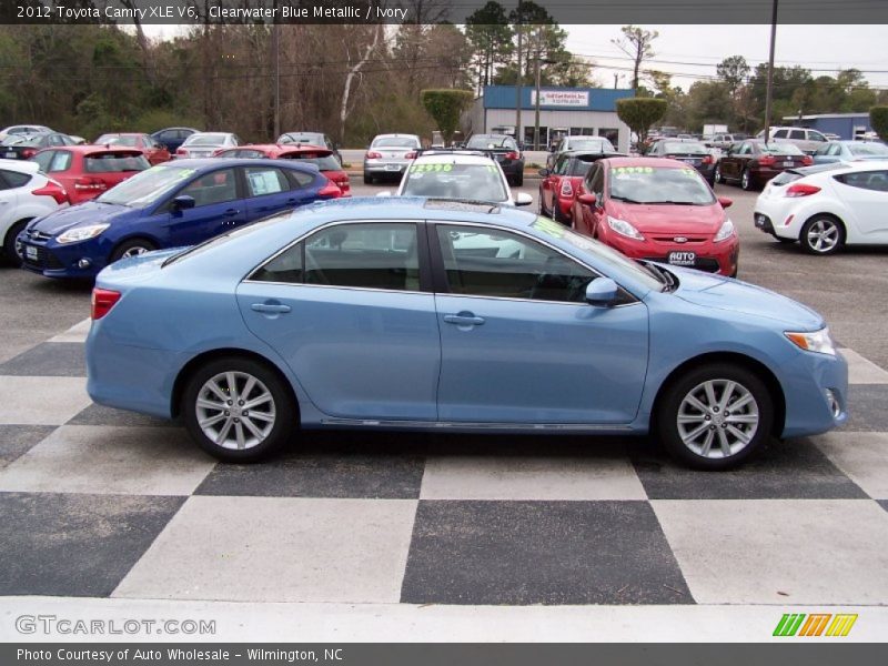 Clearwater Blue Metallic / Ivory 2012 Toyota Camry XLE V6