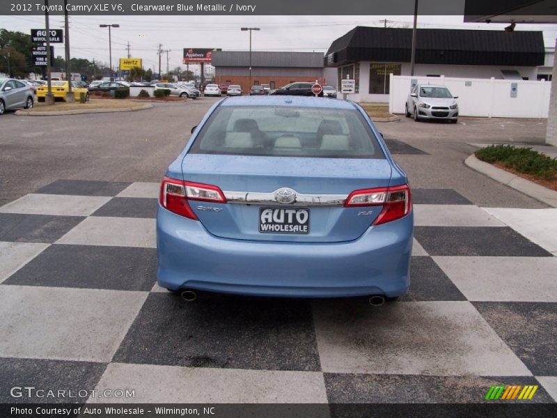 Clearwater Blue Metallic / Ivory 2012 Toyota Camry XLE V6