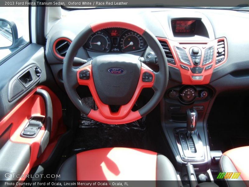 Dashboard of 2013 Fiesta Titanium Sedan