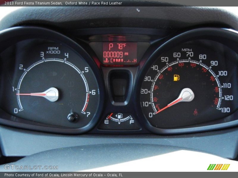  2013 Fiesta Titanium Sedan Titanium Sedan Gauges