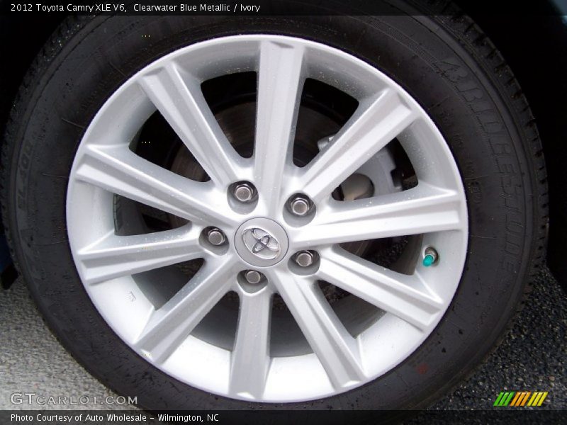 Clearwater Blue Metallic / Ivory 2012 Toyota Camry XLE V6