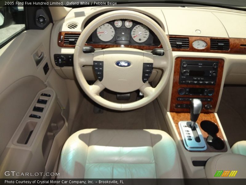 Oxford White / Pebble Beige 2005 Ford Five Hundred Limited