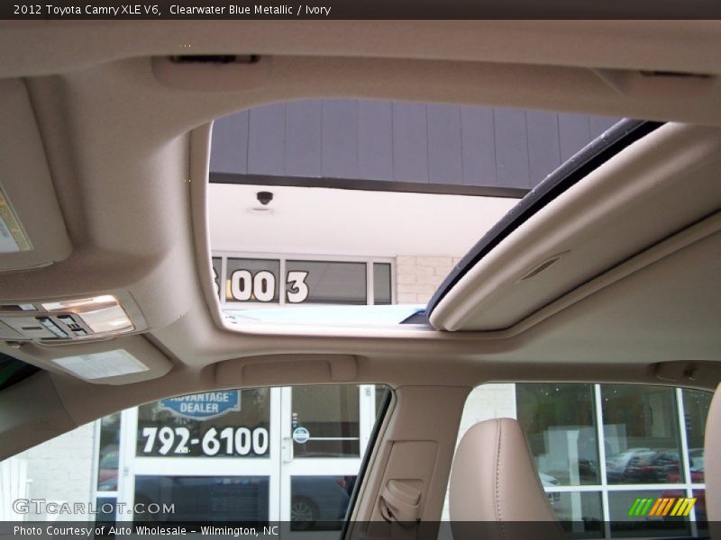 Clearwater Blue Metallic / Ivory 2012 Toyota Camry XLE V6