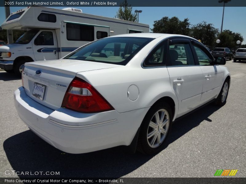 Oxford White / Pebble Beige 2005 Ford Five Hundred Limited