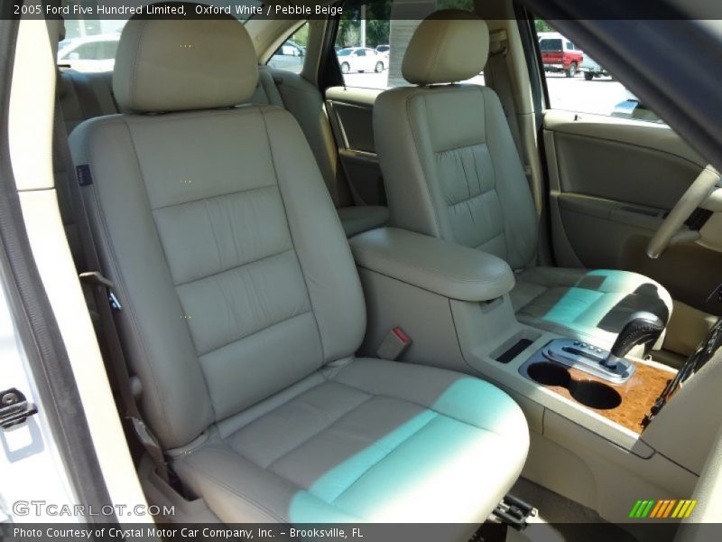 Oxford White / Pebble Beige 2005 Ford Five Hundred Limited