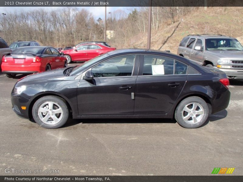 Black Granite Metallic / Jet Black 2013 Chevrolet Cruze LT