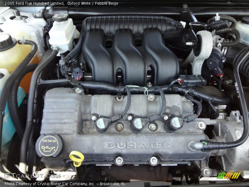 Oxford White / Pebble Beige 2005 Ford Five Hundred Limited
