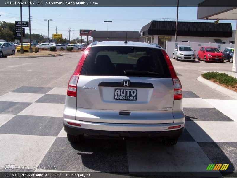 Alabaster Silver Metallic / Gray 2011 Honda CR-V SE