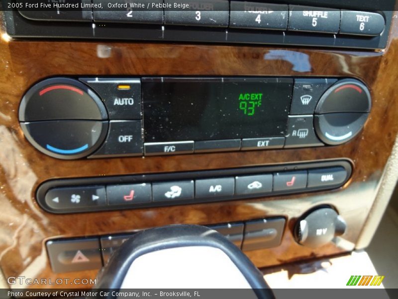 Oxford White / Pebble Beige 2005 Ford Five Hundred Limited